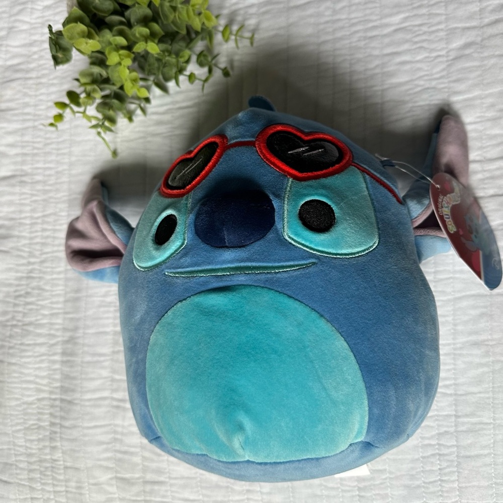 Stitch Valentines Day Disney Squishmallow Plush